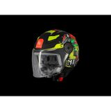 Mt Helmets Mt Çocuk Lıte Dino A1 Motosiklet Kaskı Siyah