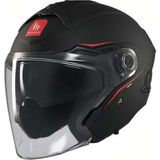 Mt Helmets mt Cosmo Sv Solid A1 Mat Siyah Açık Kask