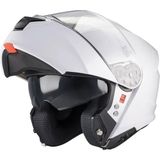 Mt Helmets mt Genesis Sv Pure A0 Parlak Beyaz Çene Açılır Kask Xl - 0 - Siyah