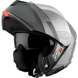 Mt Helmets mt Genesıs Sv Solıd A12 Parlak Gri Çene Açılır Kask - Renkli