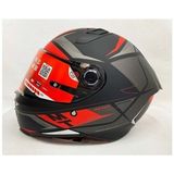 Mt Helmets mt Kask Revenge 2 Hatax B5 Mat Şeffaf Vizörlü V14B - Kırmızı
