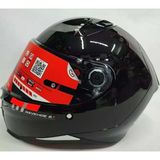 Mt Helmets mt Revenge 2 Solid A1 Şeffaf Vizörlü Kask Parlak Siyah - XL
