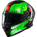 Mt Helmets mt Stinger 2 Ardent C6 Parlak Kapalı Kask M - Çok Renkli