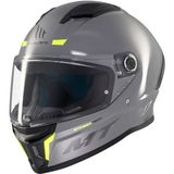 Mt Helmets mt Stınger 2 Solıd A12 Parlak Gri Kapalı Kask - XL - Renkli