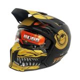 Mt Helmets mt Streetfighter Sv Aztec B3 Mat Siyah/sarı Motosiklet Kaskı - Siyah - Sarı - XL