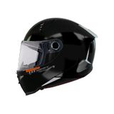 Mt Helmets Revenge 2 S Solid A1 Motosiklet Kaskı parlak-siyah