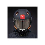 MT Helmets revenge2 s mat siyah kask (şeffaf vizörlü)