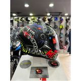 MT Helmets Stinger 2 Akın A3 Mat Kapalı Kask Tam Yüz Kask Renkli Tasarım ve Mikrometrik Çene Bağlantısı