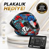 mt Helmets Stinger 2 Solid Full Face Kapalı Kask + Plakalık - Kırmızı - XL