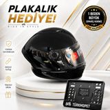 mt Helmets Stinger 2 Solid Full Face Kapalı Kask + Plakalık - Pembe