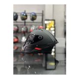 MT Helmets Thunder 4 Matt Black Kask Şeffaf Vizörlü