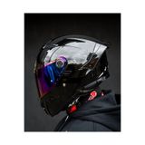 MT Helmets Thunder 4 Pure parlak kask (+1 şeffaf vizörlü)