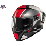 mt Helmets Thunder 4 Sv Freeway A5 Parlak Kapalı Kask - XL - Gri