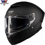 mt Helmets Thunder 4 Sv Pure A1 Mat Siyah Kapalı Kask - 2XL