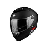 mt Helmets Thunder 4 Sv Solid A1 Tam Yüz Kask Mat Siyah Polikarbonat Malzeme Universal Uyumlu