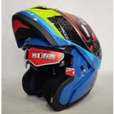 Mt Kask Atom Sv Adventure A7 Mavi Çene Açılır Kask Güneş Vizörlü - XL