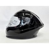 mt Kask Braker Sv Pure A11 Parlak Siyah - Şefaf Vizörlü- Iç Güneş Vizörlü
