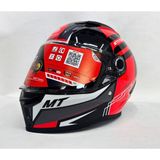 Mt Kask Ff126 Stınger 2 Tron B12 Gloss Siyah - Kırmızı