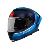 mt Kask Full Face Thunder 4 Sv R25 C7 Mat Siyah-Mavi - 2XL - Renkli