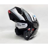 Mt Kask Genesis Sv B12 Raccoon Çene Açılır Kask Parlak Renk Çok Renkli