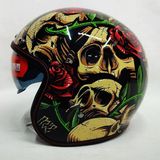 Mt Kask Mt Le Mans 2 Sv Breakout B9 Açık Motosiklet Kaskı Çok Renkli - 2XL