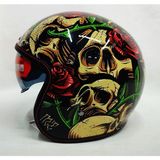 mt Kask mt Le Mans 2 Sv Breakout B9 Parlak Siyah Yarım Kask - XL