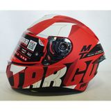 mt Kask mt Targo Pro Biger C5 Mat Red Şefaf Vizörlü