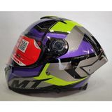 Mt Kask Thunder 4SV Valiant B2 Pearl Grey - İç Güneş Vizörlü