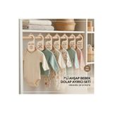 M&T KIDS BEBEK DOLAP ORGANİZER BEBEK KIYAFET AYIRICI ASKILIK AYRAÇ 0-24 AYLIK 7 ADET