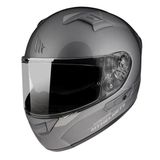 MT Kre Sv Solid Gloss Full Face Gri Motosiklet Kaskı