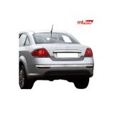 Mt Line Accessories Arka Tampon Çıtası 3 Parça Fiat Linea SD 2012 ve Üzeri Uyumlu Krom Paslanmaz Çelik