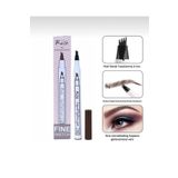 MT Microblading Etkili Kalıcı Tattoo Kaş Kontür Kalemi Ucu Tırtıklı Kahverengi