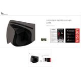 Mt Retro Leather seffaf Kask Camı