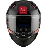 MT Revenge 2 Solid A1 Gloss Motosiklet Kaskı 1350 gr Polikarbonat Malzeme Darbeye Dayanıklı - 2XL - Siyah
