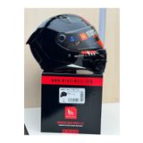 MT Revenge 2 Solıd A11 Gloss Black Şeffaf Vizörlü Kask