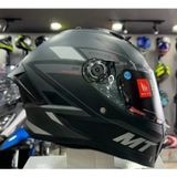 Mt Stınger 2 Ff - 126 Mat Siyah Kapalı Kask Mat Siyah