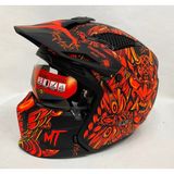 Mt Streetfighter Sv Hellish B5 Modüler Motosiklet Kaskı Mat Renk