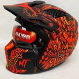 Mt Streetfighter Sv Hellish B5 Modüler Motosiklet Kaskı