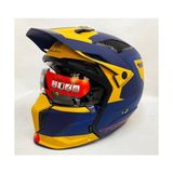 mt Streetfighter Sv Totem C3 Modüler Motosiklet Kask - Mavi