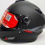 Mt Targo S A1 Şeffaf Vizörlü V-14B Kapalı Kask Mat Siyah