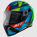 mt Targo S Diogo Moreria C7 Gloss Kapalı Kask - Mavi - XL
