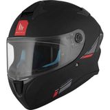 Mt Targo S Solid A1 Mat Kapali Kask Mat Siyah Xl