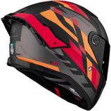 MT Thunder 4 SV Ergo B15 Full Face Siyah Turuncu Motosiklet Kaskı