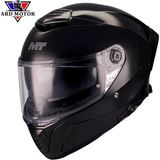 mt Thunder 4 Sv Puree A1 Parlak Siyah Kapalı Kask