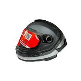mt Thunder 4 Sv R25 C2 Şeffaf Vizör Kask Mat Gri - Gri-Siyah - 2XL