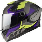 mt Thunder 4 Sv Vailant B2 Full Face Motosiklet Kaskı - Gri - 2XL
