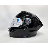 mt Thunder 4sv R Pure Parlak Siyah Şefaf Vizörlü Kask - Iç Güneş Vizörlü - 2XL