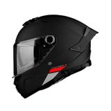 MT Thunder 4SV Solid A1 İç Güneş Vizörlü Kask Mat Siyah