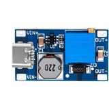 MT3608 Type C USB 28V 2A Dc Boost Modül Ayarlanabilir Voltaj Yükseltici Güç Kaynağı Step Up Dc Çevirici