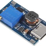 Mt3608 Type C Usb 28v 2a Dc Boost Modül Ayarlanabilir Voltaj Yükseltici Güç Kaynağı Step Up Dc